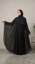 Premium Kaftaan Tiered Abaya Set – Formal Modest Wear by Hijab ul Ummat 1116E