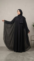 Premium Kaftaan Tiered Abaya Set – Formal Modest Wear by Hijab ul Ummat 1116E